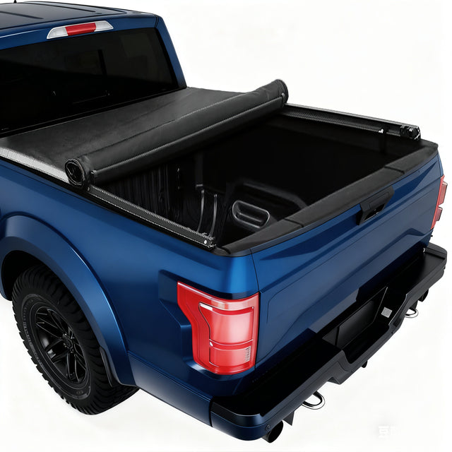 Trucktok 2017-2025 Ford F250 F350 6.8FT Soft Roll Up Tonneau Cover Truck Bed TruckTok
