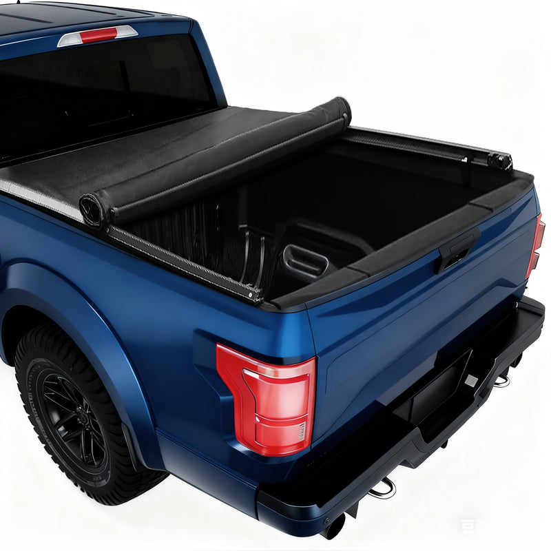 Trucktok 2017-2025 Ford F250 F350 Super Duty 6.8FT Soft Roll Up Tonneau Cover Truck Bed