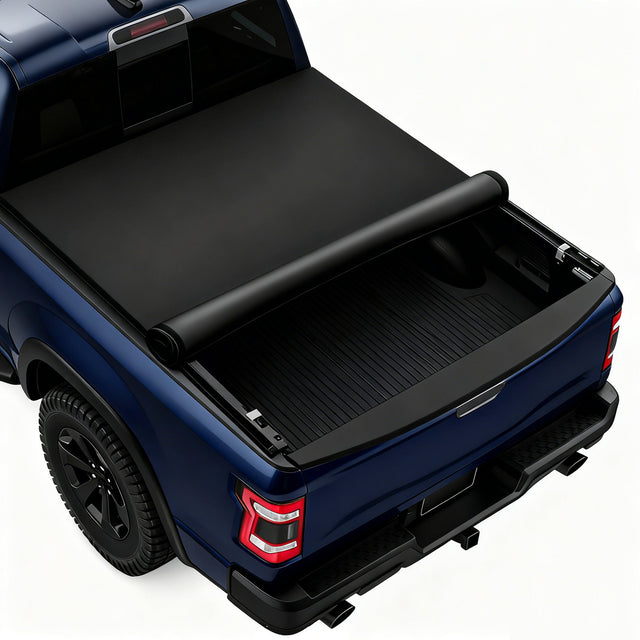 Trucktok 2007-2013 Chevy Silverado Sierra 8FT Soft Roll Up Tonneau Cover Bed TruckTok