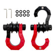 Trucktok 3/4" D-Ring Shackle 52,000 lbs Break Strength Recovery Pulley (1 Pair ) TruckTok