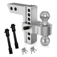 Trucktok 2" Adjustable Hitch 6" Drop/Rise 12,000 GTW with Dual Locks TruckTok