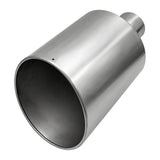 Trucktok 4" Inlet 10" Outlet 18" Overall Length Stainless Steel Bolt On Exhaust Tailpipe Tip TruckTok