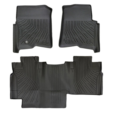 Trucktok 2004-2008 Ford F150 SuperCrew Cab All-Weather TPE Floor Mats TruckTok