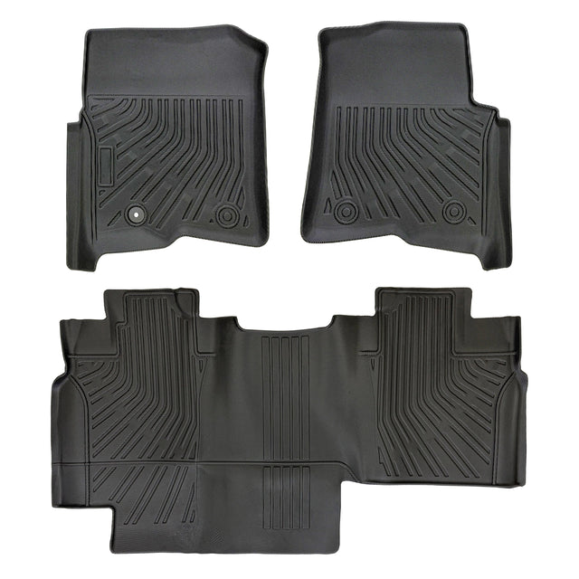 Trucktok 2004-2008 Ford F150 SuperCrew Cab All-Weather TPE Floor Mats TruckTok