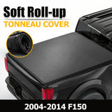 Trucktok 2004-2014 Ford F150 5.5FT Soft Roll Up Tonneau Cover Truck Bed TruckTok