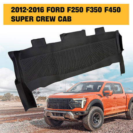 Trucktok 2012-2016 Ford F250 F350 F450 SuperCrew Cab All-Weather TPE Floor Mats TruckTok