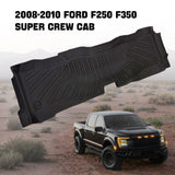 Trucktok 2008-2010 Ford F250 F350 Super CrewCab All-Weather TPE Floor Mats TruckTok