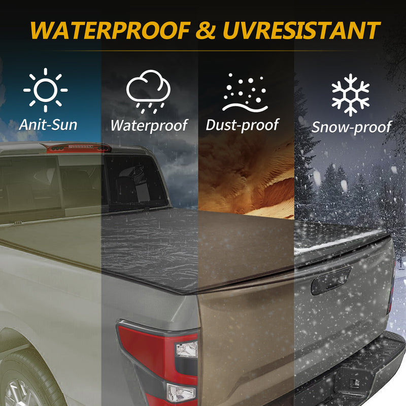 Trucktok 2014-2018 Chevy Silverado Sierra 5.8FT Soft Roll Up Tonneau Cover Bed