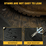 Trucktok 2017-2025 Ford F250 F350 F450 SuperCrew Cab All-Weather TPE Floor Mats TruckTok