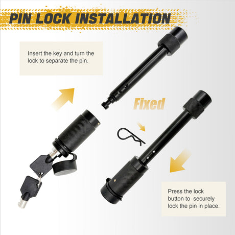 Trucktok 2" Scorpion Tail Hook 88,000 lbs Break Strength with Tightener & Pin TruckTok