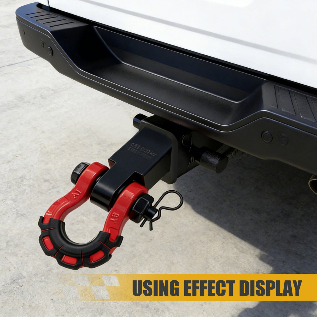 Trucktok 2" Hitch Receiver 70,000 lbs Strength with D-Ring & Lock TruckTok