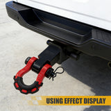 Trucktok 2" Hitch Receiver 70,000 lbs Strength with D-Ring & Lock TruckTok