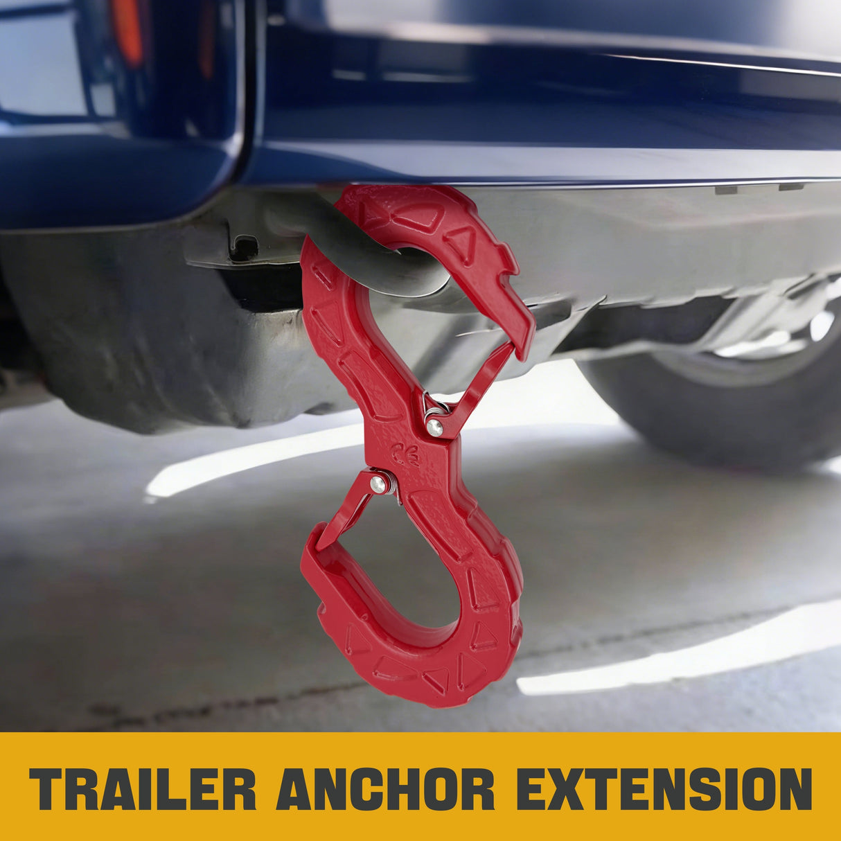 Trucktok 3/8" S-Hook 31,000 lbs Break Strength Heavy Duty Tow Hook TruckTok
