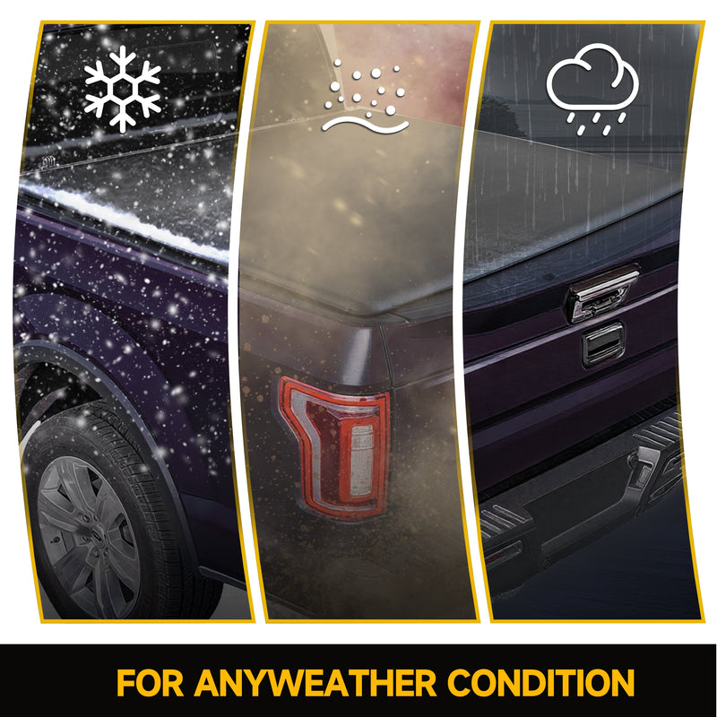 Trucktok 1999-2016 Ford F250 F350 Super Duty 8FT Soft Roll Up Tonneau Cover Bed