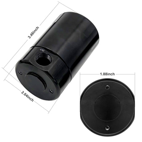 Trucktok 2011-2023 Ford 2.7L 3.5L 5.0L F150 EcoBoost Raptor Oil Catch Can Separator Kit TruckTok