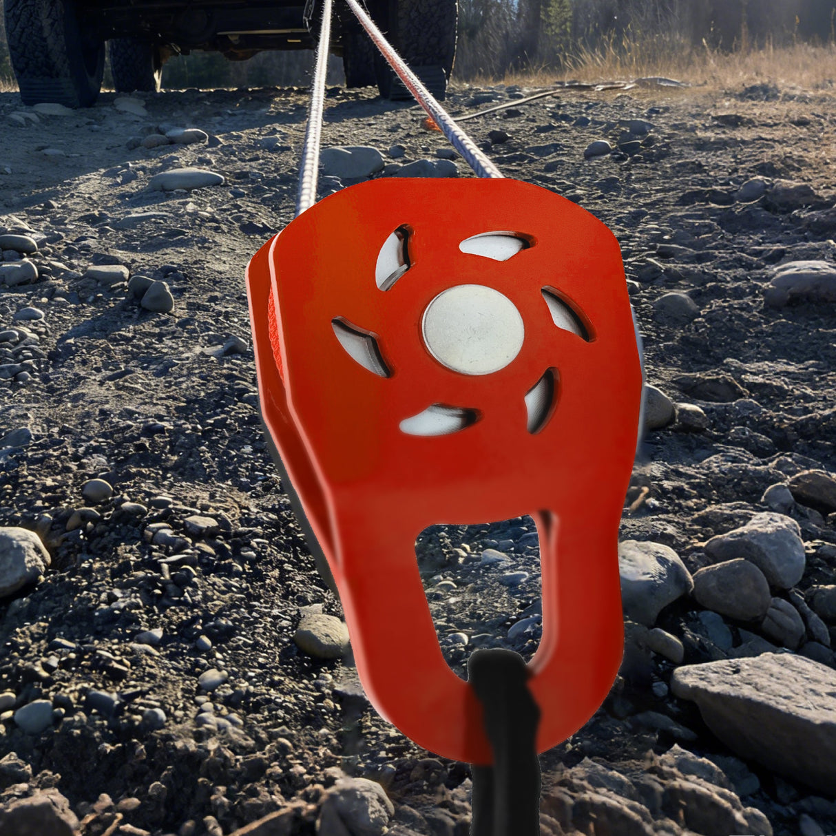 Trucktok 10 Ton Winch Snatch Block 22,000 lbs Heavy Duty Off-Road Recovery Pulley TruckTok