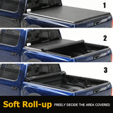 Trucktok 1999-2016 Ford F250 F350 6.8FT Soft Roll Up Tonneau Cover Truck Bed TruckTok