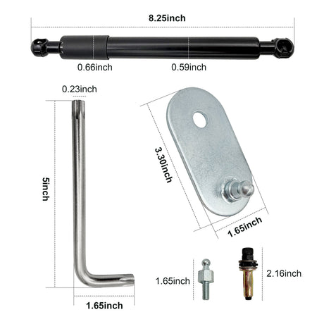 Trucktok 1997-2003 Ford F150 & 1999-2014 F250 F350 Tailgate Assist Shock Kit TruckTok