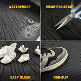 Trucktok 2019-2025 Silverado Sierra 1500 New Double Cab All-Weather TPE Floor Mats TruckTok