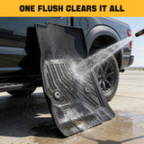 Trucktok Silverado Sierra 2014-2018 1500 & 2015-2019 2500HD 3500HD Crew Cab All-Weather TPE Floor Mats TruckTok