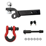 Trucktok 2" Receiver Trailer Hitch 38,500 lbs with Shackle & Lock Pin TruckTok