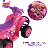 6V Battery-Powered Pink Ride-On ATV for Children Ages 2-5 Years