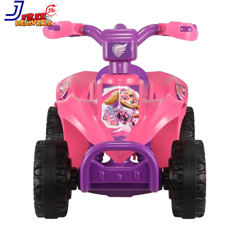 6V Battery-Powered Pink Ride-On ATV for Children Ages 2-5 Years
