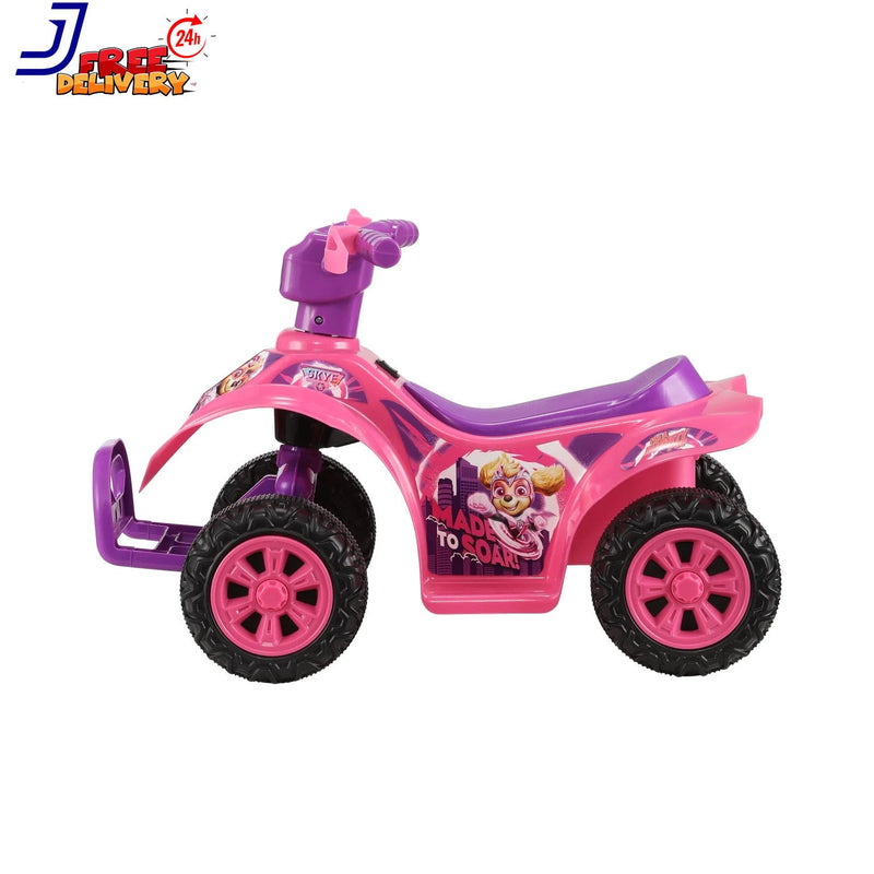 6V Battery-Powered Pink Ride-On ATV for Children Ages 2-5 Years