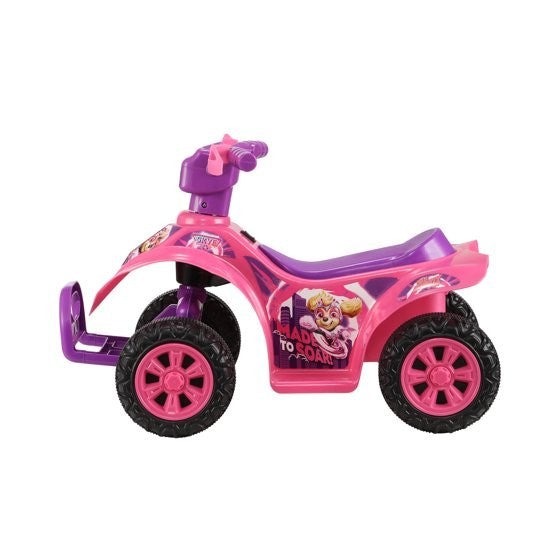 6V Battery-Powered Pink Ride-On ATV for Children Ages 2-5 Years