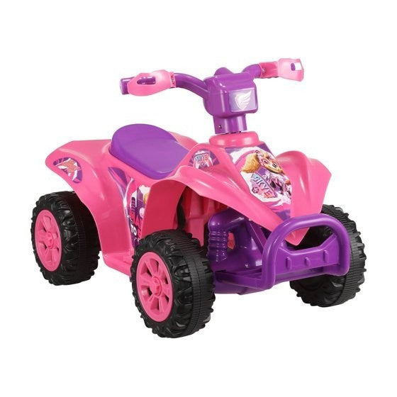 6V Battery-Powered Pink Ride-On ATV for Children Ages 2-5 Years