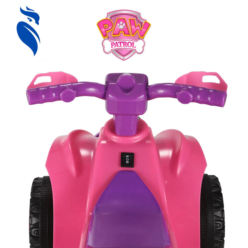 6V Battery-Powered Pink Ride-On ATV for Children Ages 2-5 Years