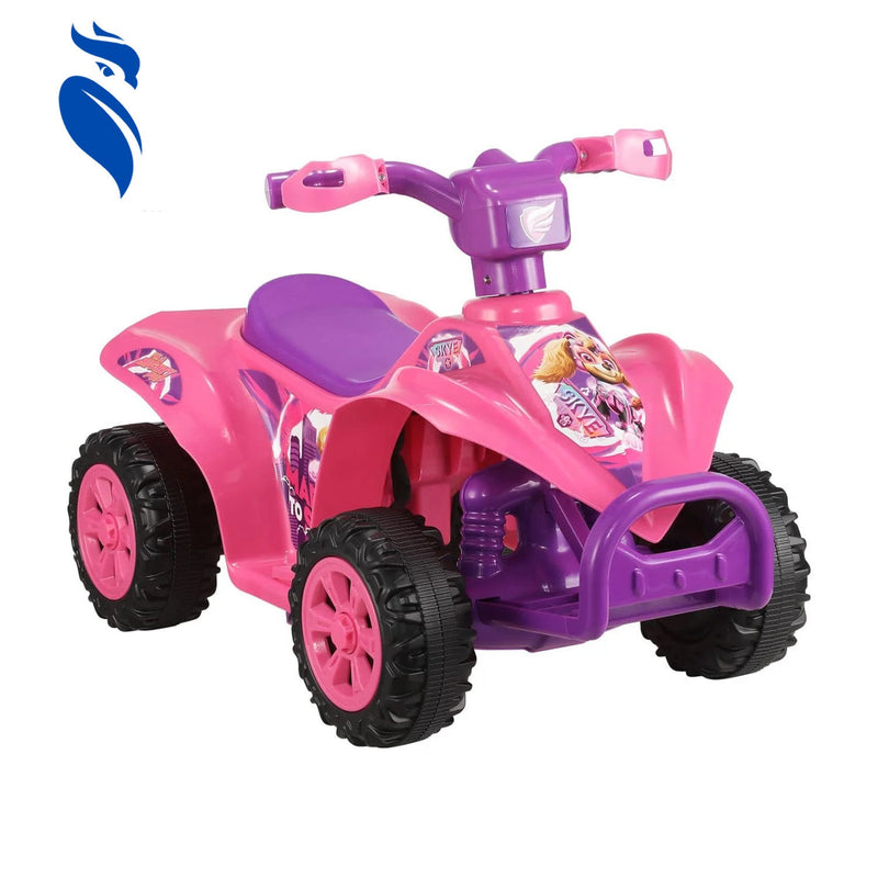 6V Battery-Powered Pink Ride-On ATV for Children Ages 2-5 Years