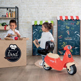 SMOBY Retro Scooter with Removable Trunk for On-the-Go Fun