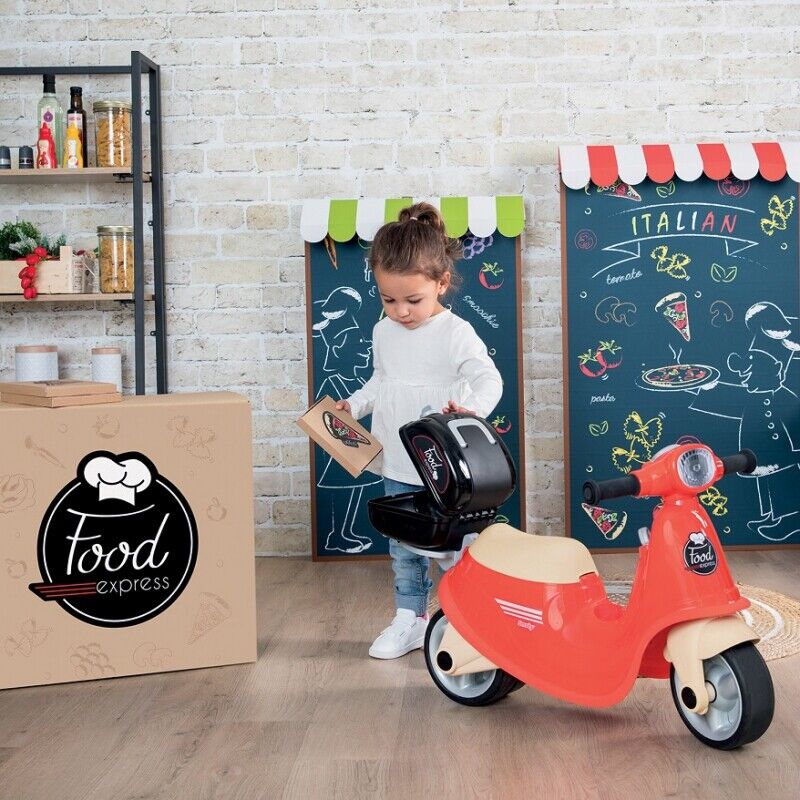 SMOBY Retro Scooter with Removable Trunk for On-the-Go Fun