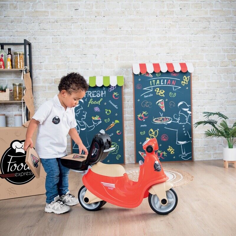 SMOBY Retro Scooter with Removable Trunk for On-the-Go Fun