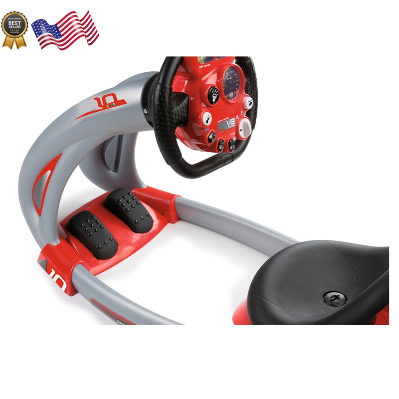 V8 Driver Battery-Powered Ride-On Car for Children Ages 3 and Up