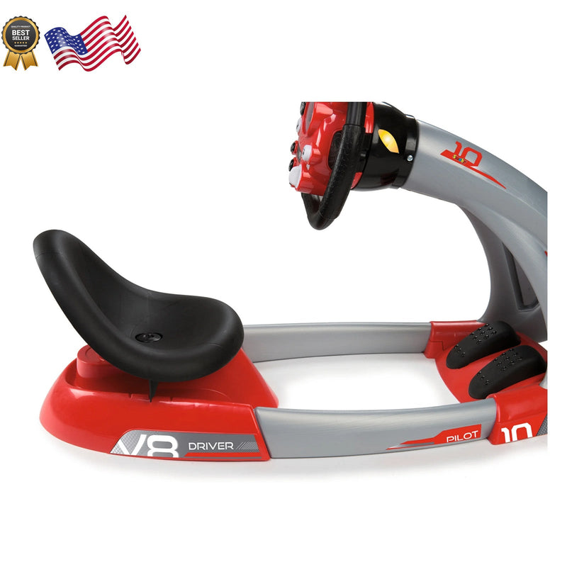 V8 Driver Battery-Powered Ride-On Car for Children Ages 3 and Up