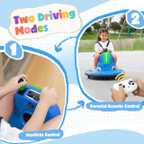 12V Electric Snail Baby Bumper Car Ride-On Toy with Remote Control for Kids