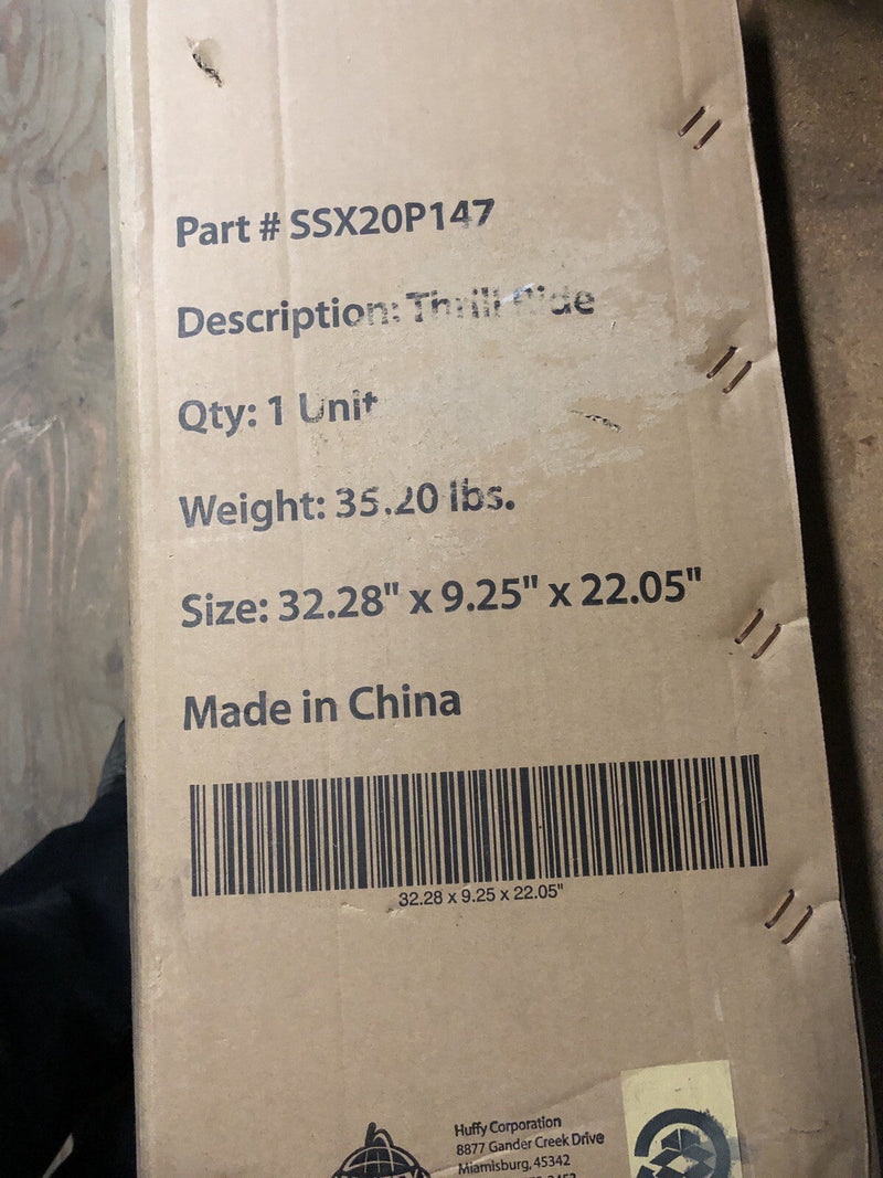 Thrill Ride Ride-On Tricycle and Scooter Set with Snap-On Tools in Original Box