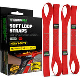 1.6" x 17" Soft Loop Tie-Down Straps (4-Pack)