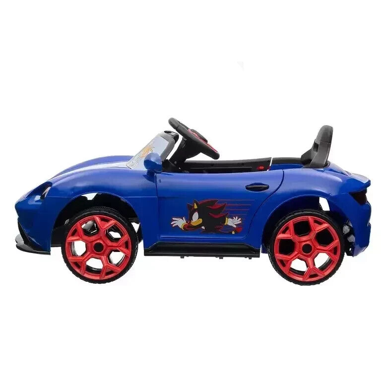 12V Battery-Powered Sonic Hedgehog Convertible Ride-On Toy