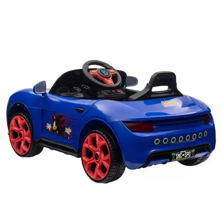 12V Battery-Powered Sonic Hedgehog Convertible Ride-On Toy
