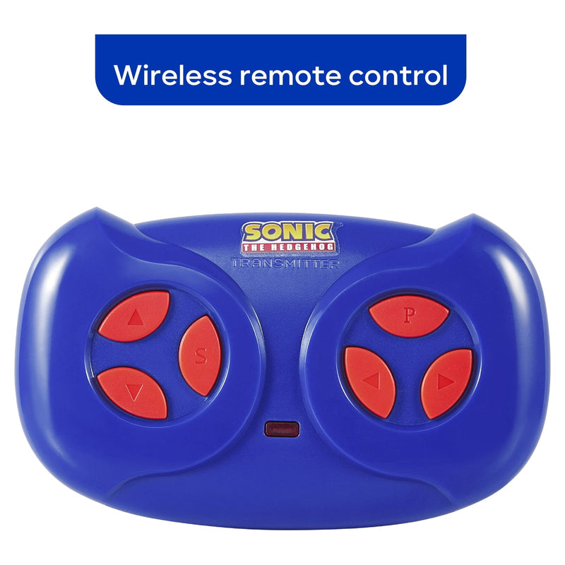 6V Battery-Powered Sonic Hedgehog Bumper Car for Kids Ages 2 and Up