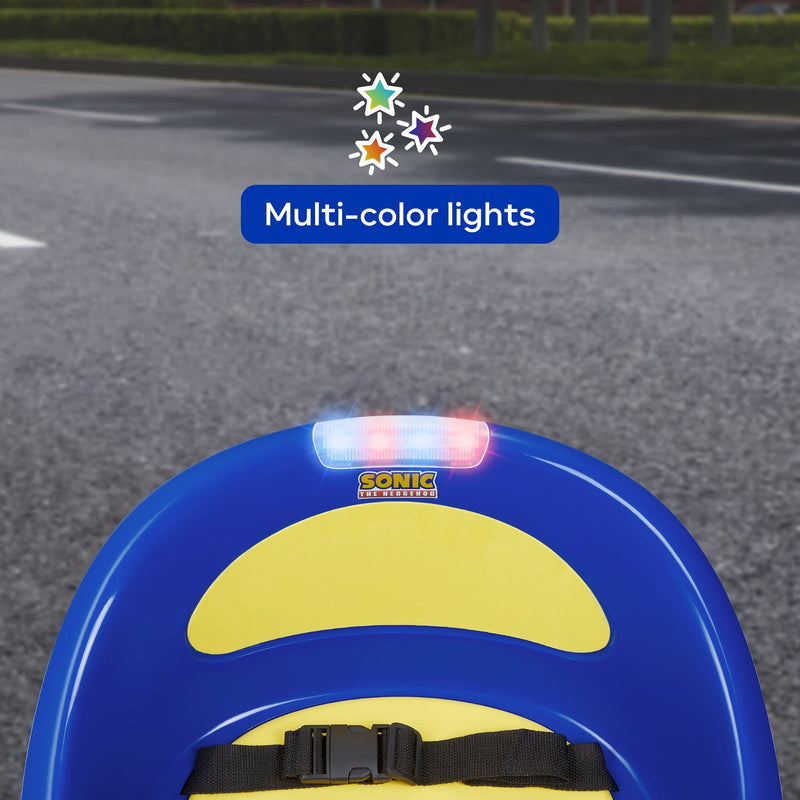 6V Battery-Powered Sonic Hedgehog Bumper Car for Kids Ages 2 and Up