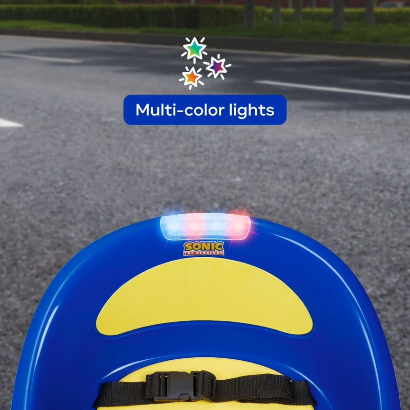 Sonic Hedgehog Electric Bumper Car for Kids 2-Speed 360-Degree Turning