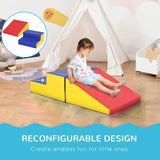 2-Piece Soft Foam Climb and Crawl Activity Playset for Kids