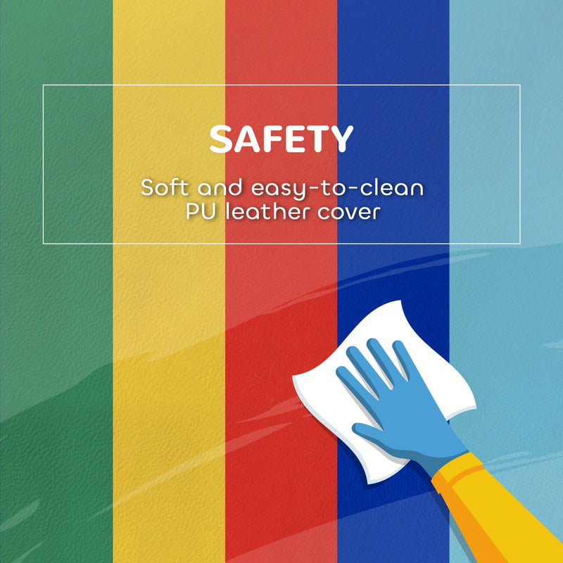 5-Piece Foam Climb and Crawl Activity Play Set for Babies, Soft and Safe Baby Play Equipment