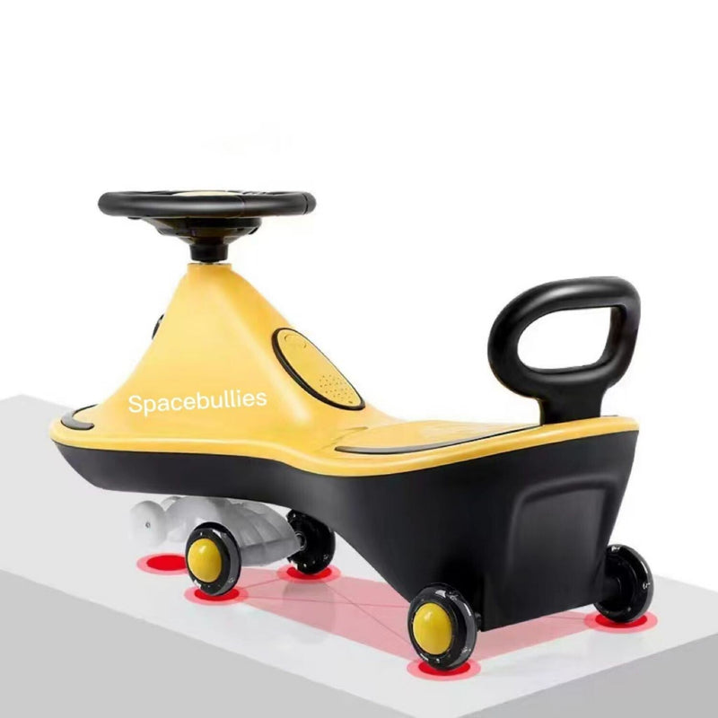 Spacebullies Wiggle Ride-On Car Toy – Battery-Free, Gearless, Pedal-Free