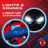 Spider-Man 6V Rechargeable Ride-On Motorcycle Toy for Kids Ages 3 and Up