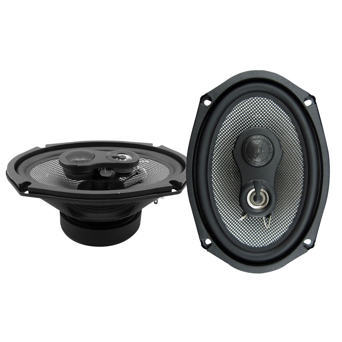 American Bass SQ6.9 6x9" 80W 2-Way Coaxial Car Speakers 4-Ohm (Pair)